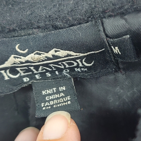 Icelandic Design Wool Sweater Blazer Size Medium Embroidered - Picture 3 of 8